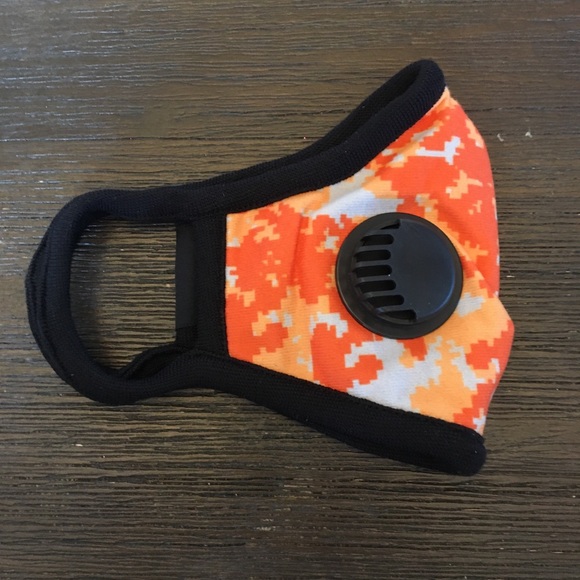 KandyMask Orange Camo N99 Face Mask - Picture 5 of 8